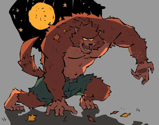 werewolf oc drawing
