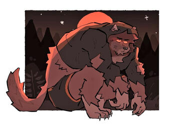 werewolf oc doodle