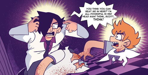 scott pilgrim invincible meme