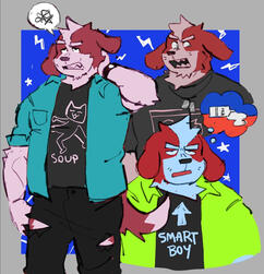 saint bernard oc sketches