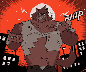 werewolf sketch