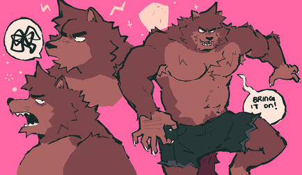 werewolf sketch sheet