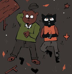 night in the woods fanart