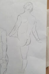 2022 figure drawing, pencil