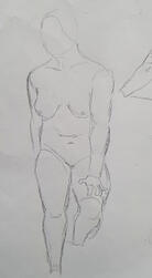2022 figure drawing, pencil