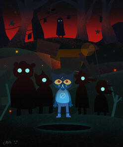 a hole at the center of everything (from Night in The Woods)