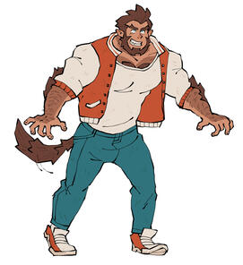 scott howl (from Monster Prom)