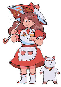 pretty dress (from Bee and Puppycat)