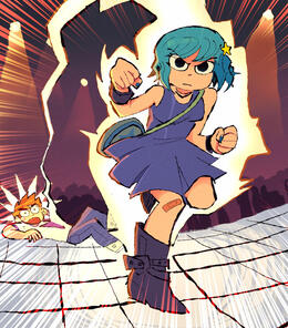 beauty and grace (from Scott Pilgrim: Issue #6)