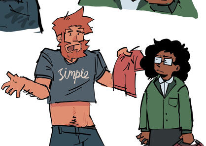 human brent and olivia art