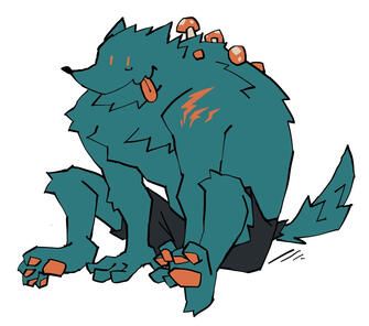 Mushroom Wolf OC